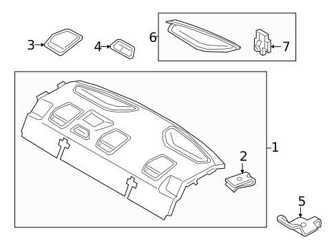 Interior Trim - Rear Body for 2025 Volvo S60 #0