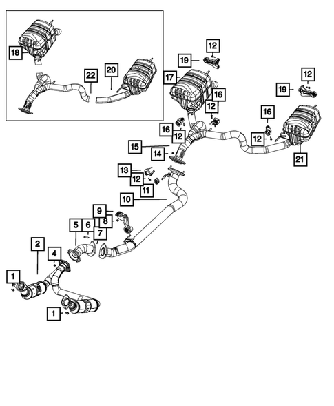 Exhaust System for 2022 Jeep Grand Wagoneer #3