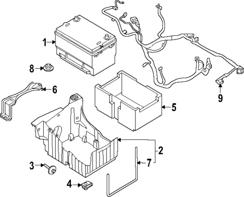 Battery for 2024 Ford F-450 Super Duty #1