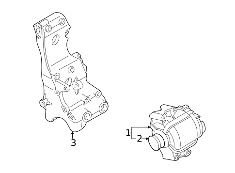 Alternator for 2004 Audi A4 #1