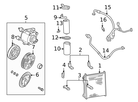 Switches, Solenoids & Actuators for 2004 Ford Excursion #1