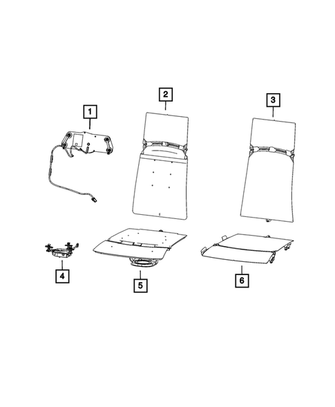 Front Seats - Adjusters, Recliners, Shields and Risers for 2021 Ram 3500 #8