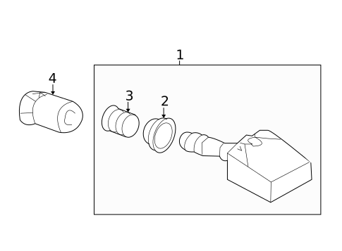 Tire Pressure Monitor Components for 2016 Nissan Rogue #0