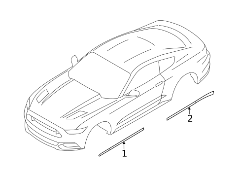 Stripe Tape for 2020 Ford Mustang #2