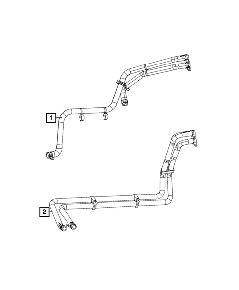 Air Conditioner and Heater Plumbing for 2022 Ram 1500 Classic #1