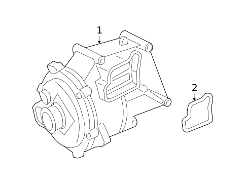 Alternator for 2005 Mercedes-Benz S600 #1