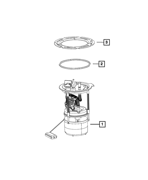 Fuel Pump and Sending Unit for 2017 Jeep Compass #1