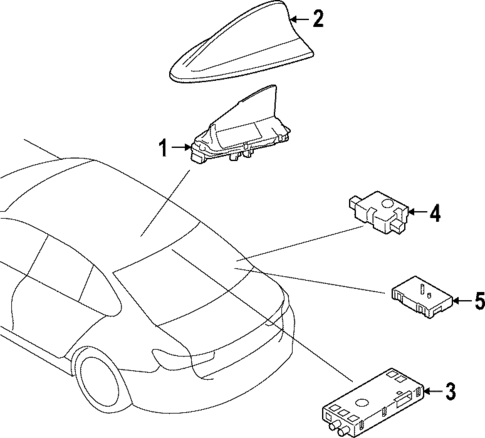 Antenna & Radio for 2025 BMW i4 #0