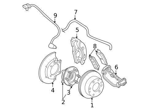 Front Brakes for 2015 Chevrolet Express 2500 #23
