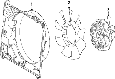 Cooling Fan for 2025 Lexus LX700h #1