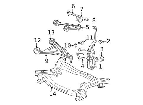 Suspension Components for 2006 Dodge Magnum #1