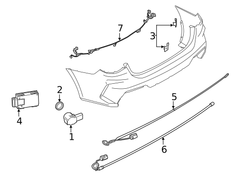 Bumper & Components - Rear for 2024 BMW X4 #2