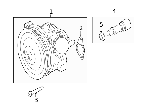 Water Pump for 2020 Jaguar F-Type #2