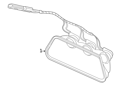 High Mounted Stop Lamp for 2005 Mercury Monterey #0