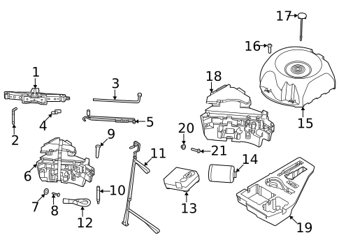 Jack & Components for 2023 Land Rover Defender 90 #1