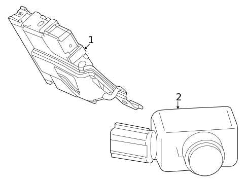Electrical Components for 2022 Lexus NX350h #2