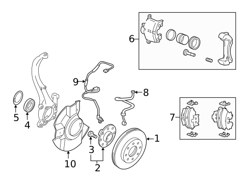 Front Brakes for 2008 Kia Optima #0