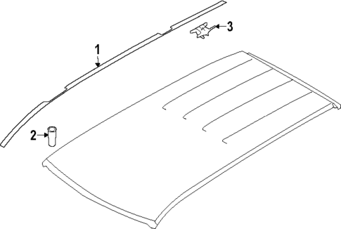Exterior Trim - Roof for 2025 Subaru Forester #0
