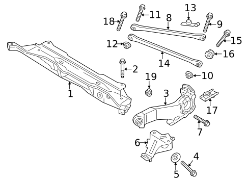 Rear Suspension for 2014 Mini Cooper Countryman #1