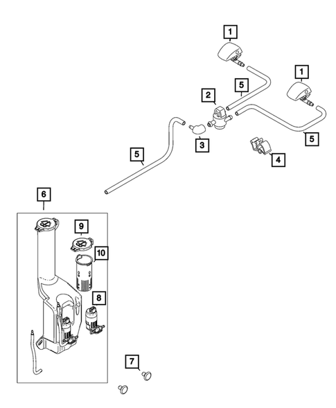 Wiper and Washer System for 2024 Fiat 500E #0
