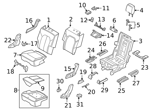 Power Seats for 2018 Lincoln Navigator #5
