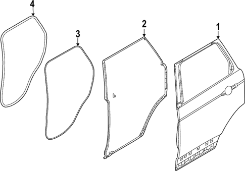 Door & Components for 2022 Land Rover Range Rover #1
