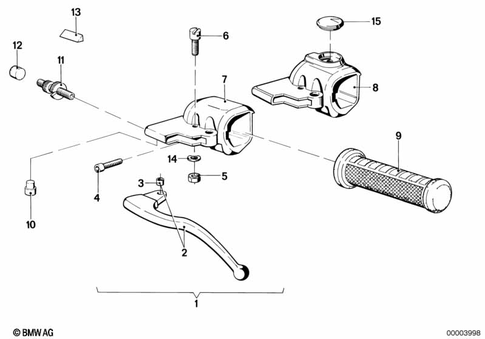 Control Assembly for 1984 BMW-Motorrad R 80 RT #2