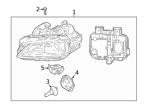 Headlamp Components for 2021 Hyundai Kona Electric #0