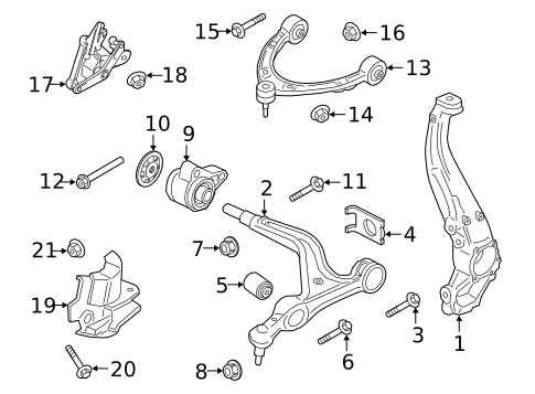 Suspension, Springs & Related Components for 2018 Porsche Panamera #2
