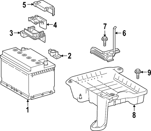 Battery for 2025 Toyota Corolla Cross #0
