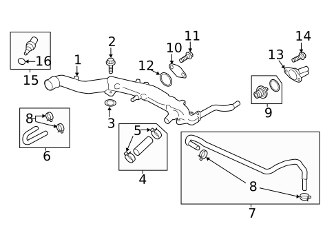 Hoses & Lines for 2018 Subaru BRZ #0