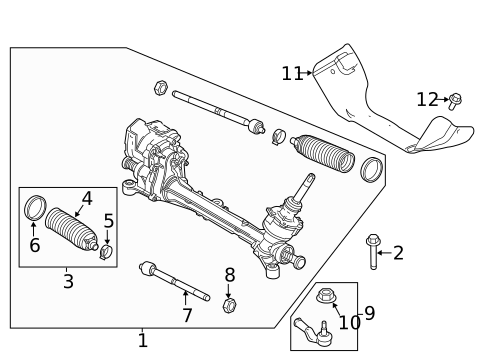 Steering Gear & Linkage for 2017 Ford C-Max #0