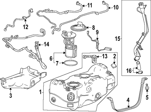 Fuel System Components for 2024 Buick Envista #0