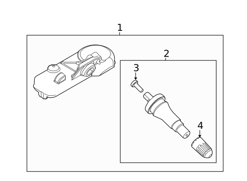 Tire Pressure Monitor Components for 2017 Ford Transit-250 #0