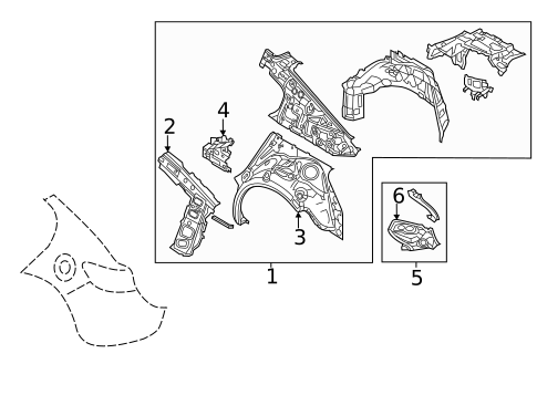 Inner Structure for 2016 Mazda 3 #1