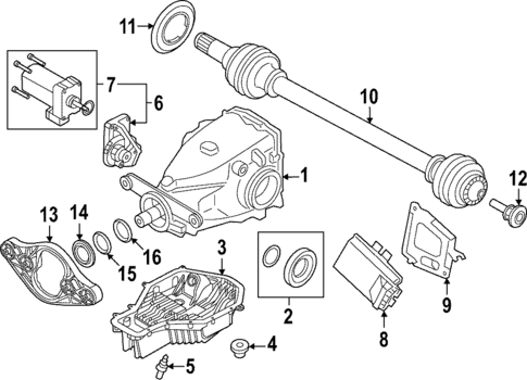 Axle & Differential for 2021 BMW M3 #0