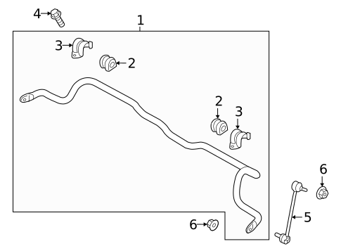 Stabilizer Bar & Components for 2019 Hyundai Elantra GT #0