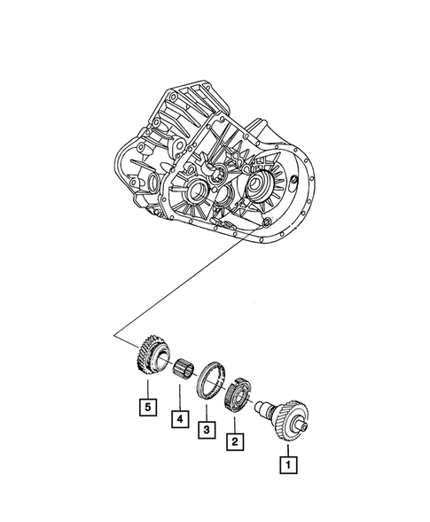 Gear Train for 2008 Chrysler PT Cruiser #2