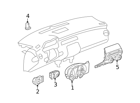 Automatic Temperature Controls for 2014 Chevrolet Camaro #1