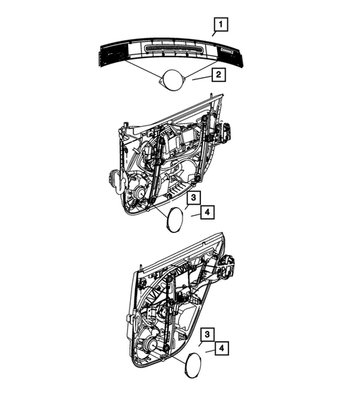 Radio, Antenna, Speakers, DVD, and Video systems for 2010 Jeep Compass #5