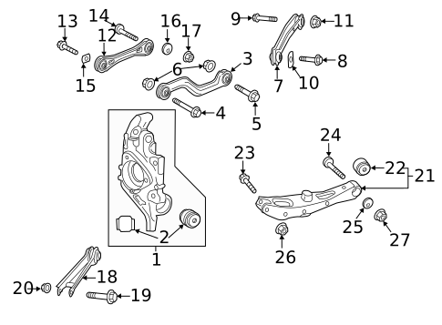 Rear Suspension for 2018 Buick LaCrosse #2
