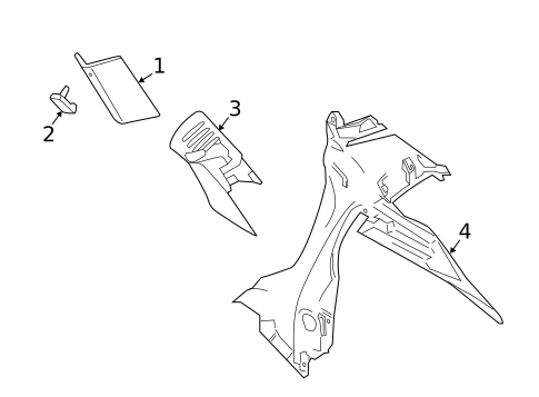 Interior Trim - Quarter Panels for 2015 Mini Cooper #1