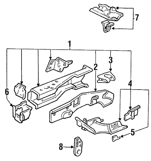 Side Rails for 1992 Honda Civic #0