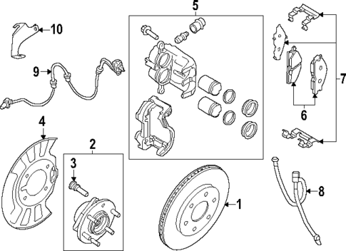 Front Brakes for 2023 Nissan Frontier #2
