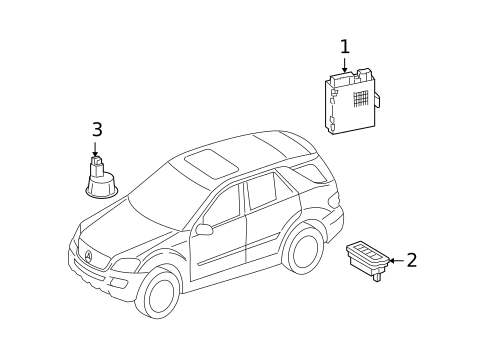 Electrical Components for 2010 Mercedes-Benz GL350 #3