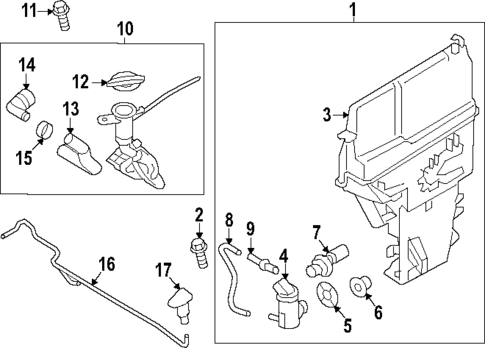 Washer Components for 2025 Genesis Electrified G80 #0