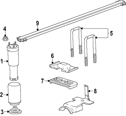 Rear Suspension for 2025 Chevrolet Colorado #1