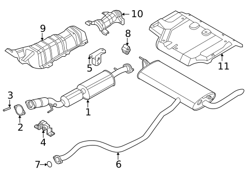 Exhaust Manifold for 2024 Nissan Sentra #1