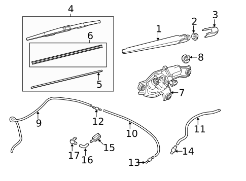 Wiper & Washer Components for 2023 Mazda 3 #2