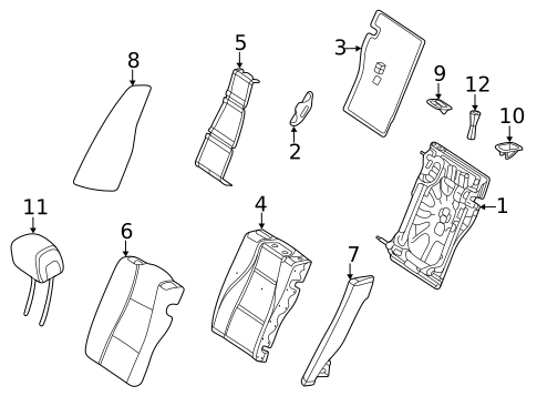 Second Row Seats for 2021 Mercedes-Benz GLE350 #2